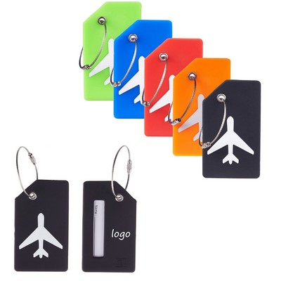 Silicone Luggage Tag with Name ID Card