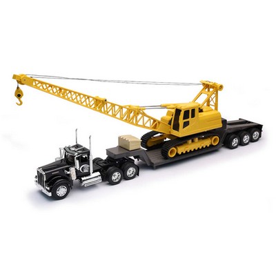 1:32 Scale Kenworth W900 Big Rig W/ Crane (u)