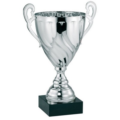 Silver Trophy Cup 17" H