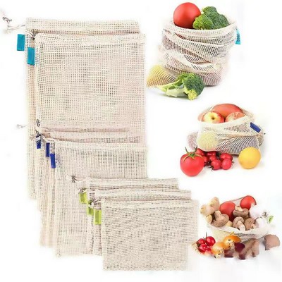 Cotton Mesh Reusable Bag