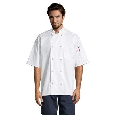 Uncommon Threads Unisex White Monterey Coat Chef