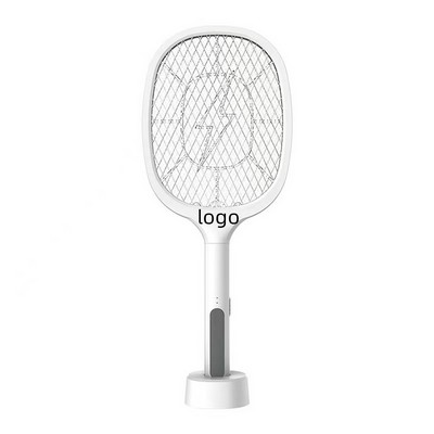 Mosquito Killer USB Rechargeable Bug Zapper Electric Fly Swatter Lamp & Racket 2 in 1 for Home Bed