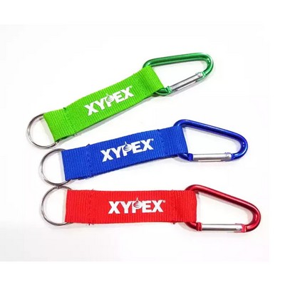 Carabiner Pocket Polyester Lanyard