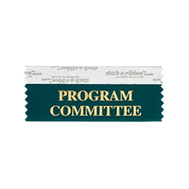 Program Committee Stk A Rbn Teal Ribbon Gold Imprint