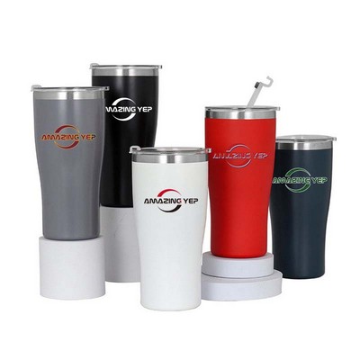 Wide Mouth Stainless Steel Tumbler W/Lid 20oz.