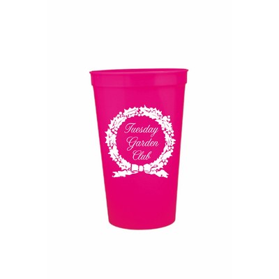 22 Oz. Pink Stadium Cup