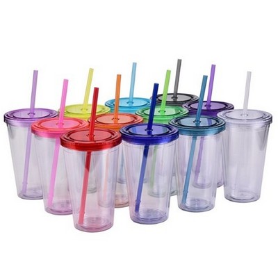 16 Oz. Double-Wall Acrylic Tumbler