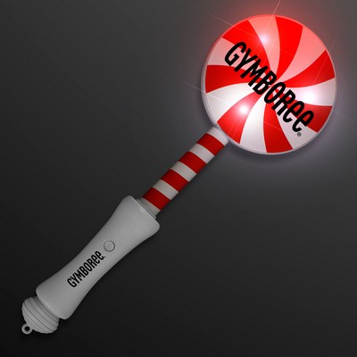 Blinky Peppermint Lollipop Wand - Domestic Print