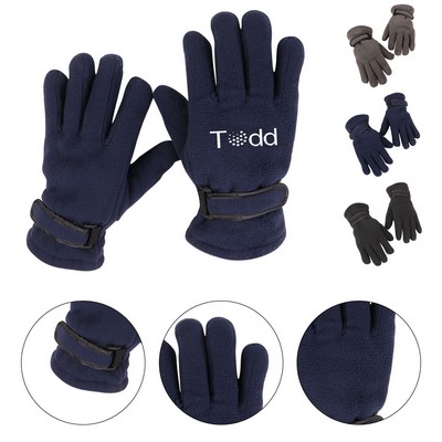 Comfortable Winter Polar Fleece Gloves