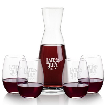 Winchester Carafe & 4 Laurent Stemless