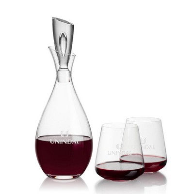 Juliette Decanter & 2 Breckland Stemless Wine