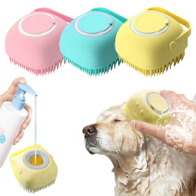 Bath Massage Brush For Dog Cat Pet