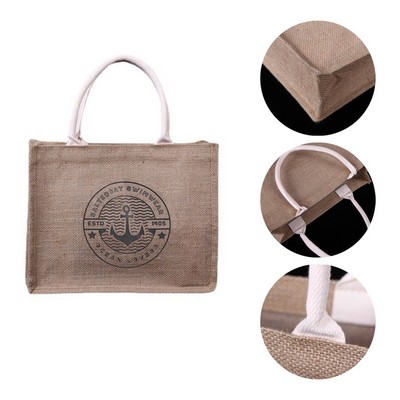 Eco-Friendly Jute Grocery Tote Bag