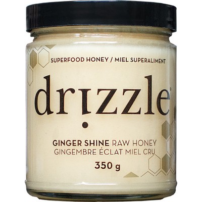 Drizzle Ginger Shine Raw Honey- 12oz/350g