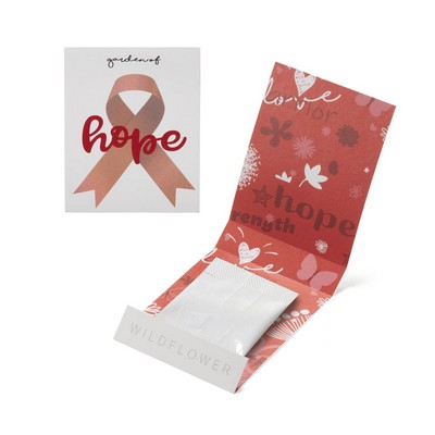 Red Ribbon Garden of Hope Matchbook