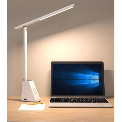 Eye Caring LED Dimmable Desk Lamp With Wireless Charger