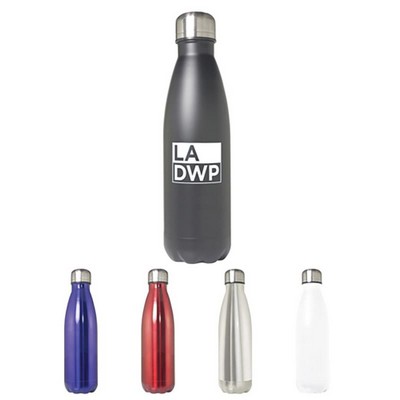 17 Oz. Stainless Steel Double Wall Vacuum Bottle