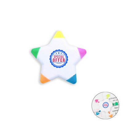 Full Color Star Shaped Highlighter