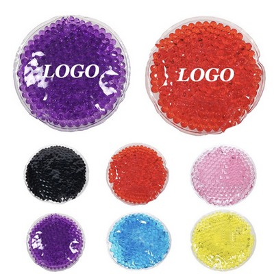 Round Gel Tekbeads Hot/Cold Pack