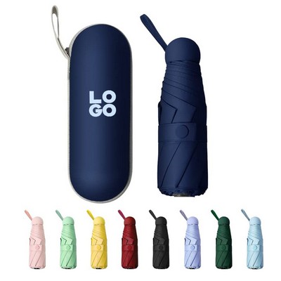 Mini Windproof Folding Travel Umbrella