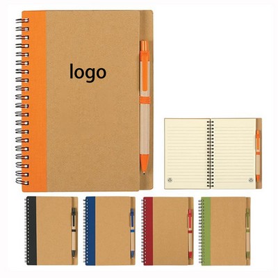 Spiral Ruled Notebook With Pen