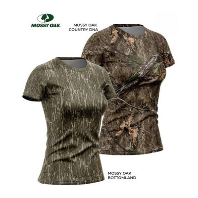 4.4 oz. Mossy Oak® Women's Polyester Interlock T-Shirt