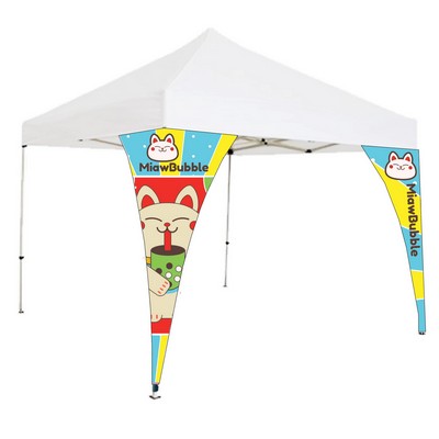 Tent Corner Banner -6' x 6' Tent - 600D Canvas