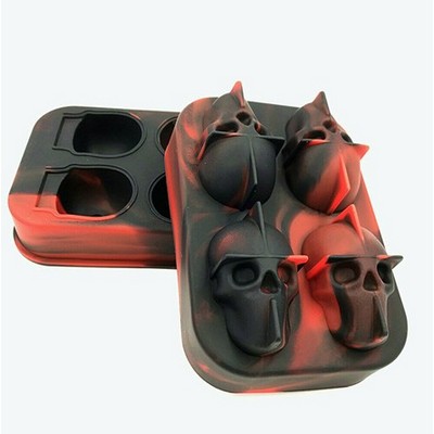 Skull-Shaped Silicone Ice Tray