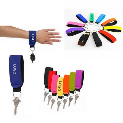 Neoprene Wrist Strap Key Holder