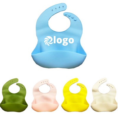 Custom Silicone Baby Bib Toddlers MOQ 50pcs