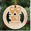 Genuine Wooden Custom Laser Cut Ornament - 2.75"