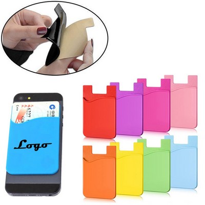 Silicone Stick on Card Holder