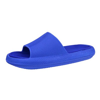 Men's Double Layer Cloud Slides - Royal, Sizes 7-12 (Case of 12)