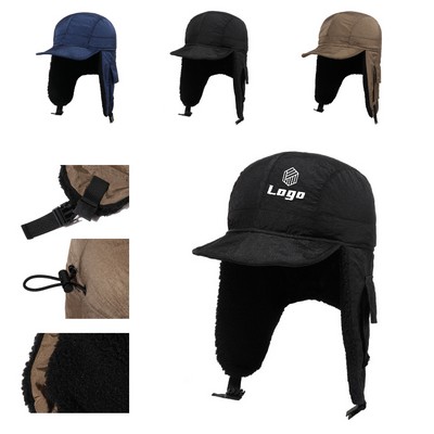 Hat With Ear Flaps For Adults