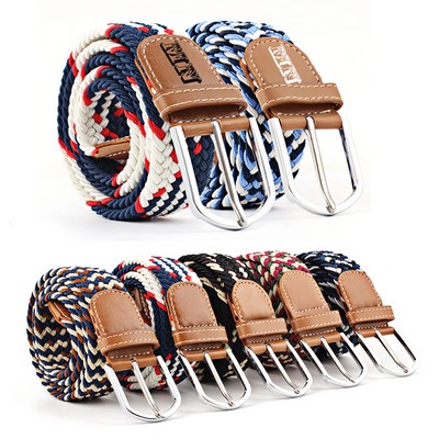 Stretchable Braided Web Belt