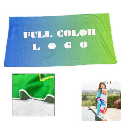 250gsm Polyester Full Color Beach Towel