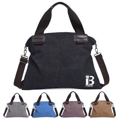 Women's Canvas Tote Bag Vintage Shoulder Crossbody