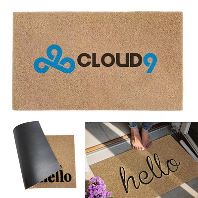 Custom Coir Doormat - High-Quality Polyester Outdoor Mat