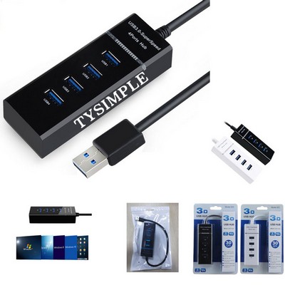 3.0 one-to-four port high-speed hub USB extender