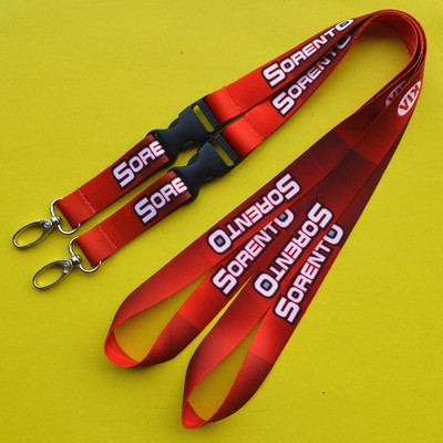 3/4'' x 36'' Polyester Neck Lanyard Strap