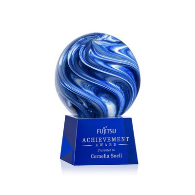 Naples Award on Robson Blue - 3-1/8" Diam