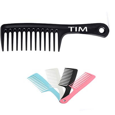 Plastic Wide Teeth Hair Comb