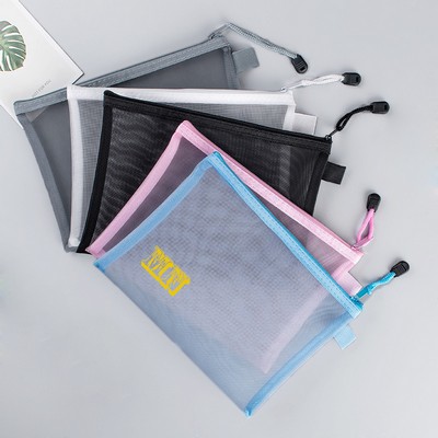 Nylon Mesh Zipper Pouch