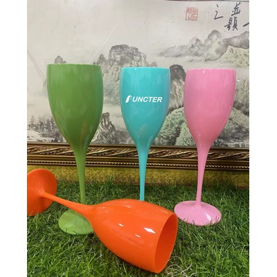 6 Oz. Plastic Wine Glasses