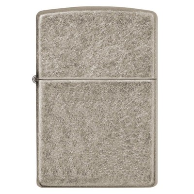 Genuine Zippo windproof lighter - Armor Antique Silver