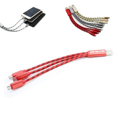 3 In 1 Universal Multi Charging Cable