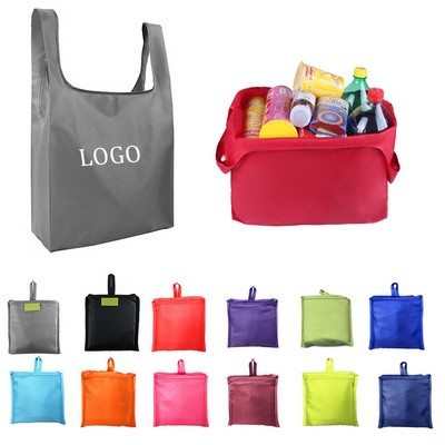 Portable Oxford folding tote shopping bag