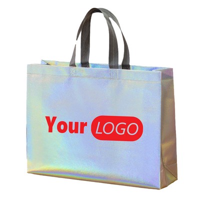 MOQ50 Holographic Non-woven Shopping Bag