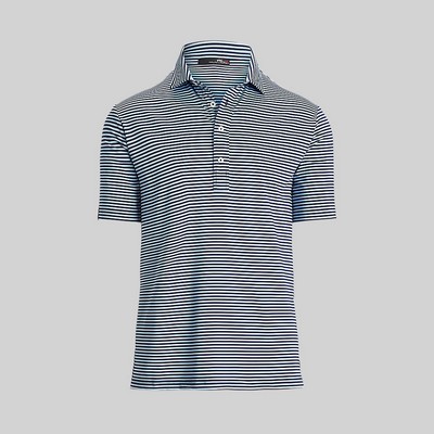 Polo Ralph Lauren® - RLX Short-Sleeve Lightweight Airflow Jersey Polo - Feed Stripe