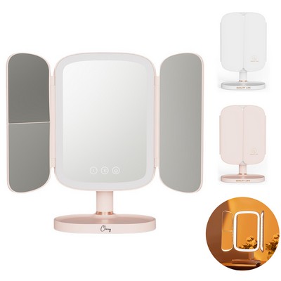 LED sunset light makeup mirror